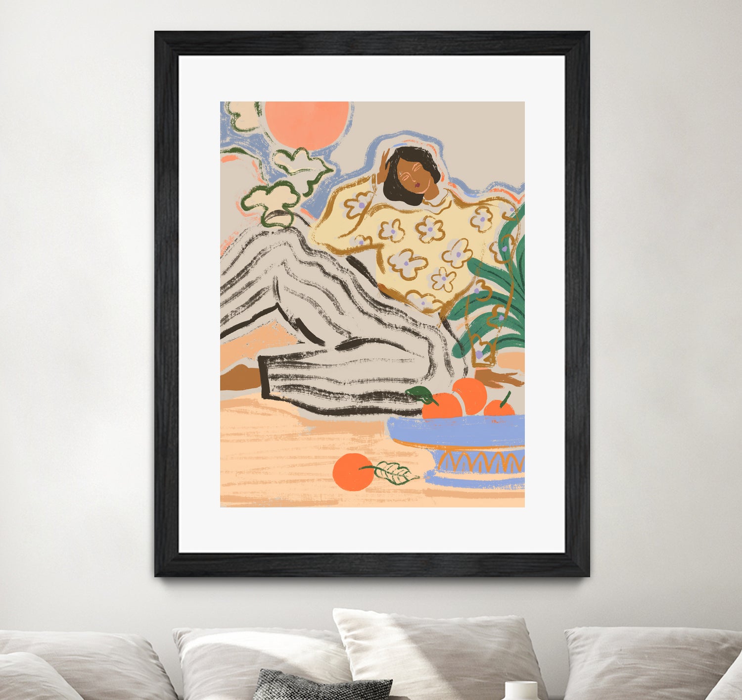 Lazydays by Arty on GIANT ART - orange figurative