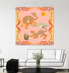 Rawring Playmates by Arty Guava on GIANT ART - illustration animal