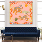 Rawring Playmates by Arty Guava on GIANT ART - illustration animal