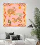 Rawring Playmates by Arty Guava on GIANT ART - illustration animal