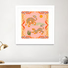 Rawring Playmates by Arty Guava on GIANT ART - illustration animal