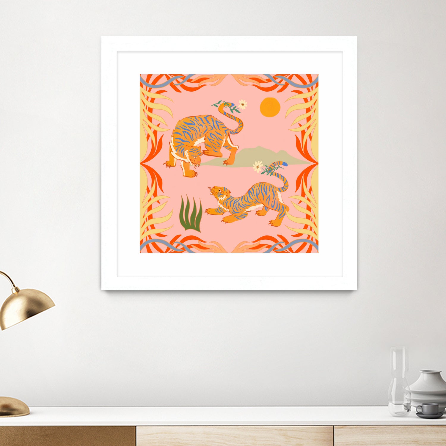 Rawring Playmates by Arty Guava on GIANT ART - illustration animal