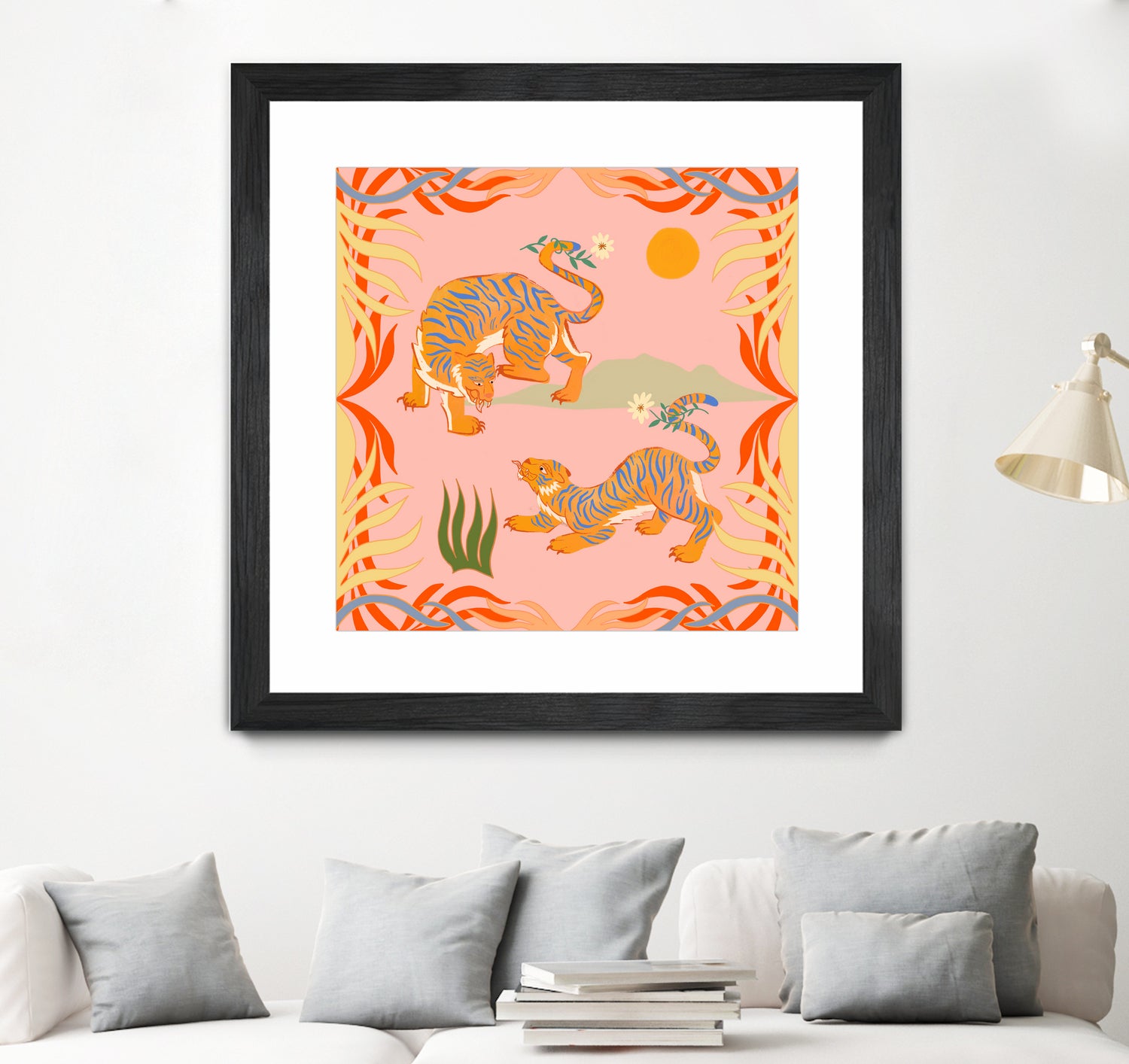 Rawring Playmates by Arty Guava on GIANT ART - illustration animal