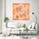 Rawring Playmates by Arty Guava on GIANT ART - illustration animal