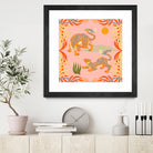 Rawring Playmates by Arty Guava on GIANT ART - illustration animal