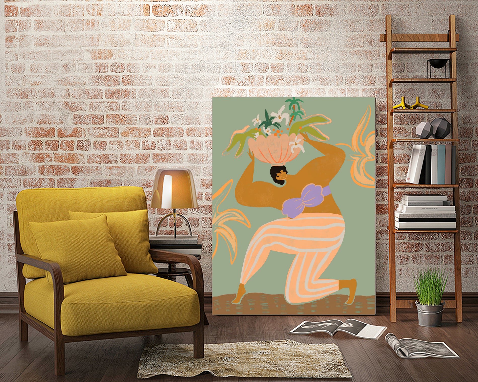 The Weight Of The World by Arty on GIANT ART - illustration figurative