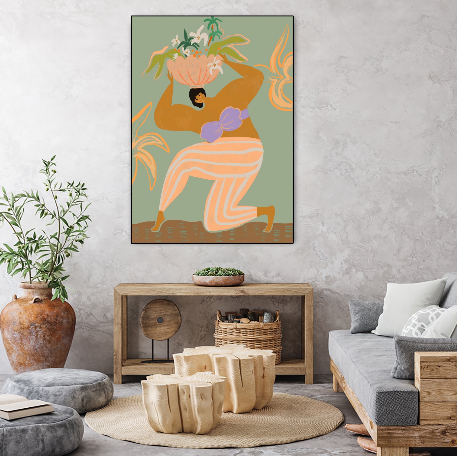 The Weight Of The World by Arty on GIANT ART - illustration figurative