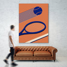 Tennis 80s by Rosi on GIANT ART - illustration tennis