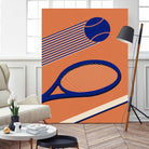 Tennis 80s by Rosi on GIANT ART - illustration tennis