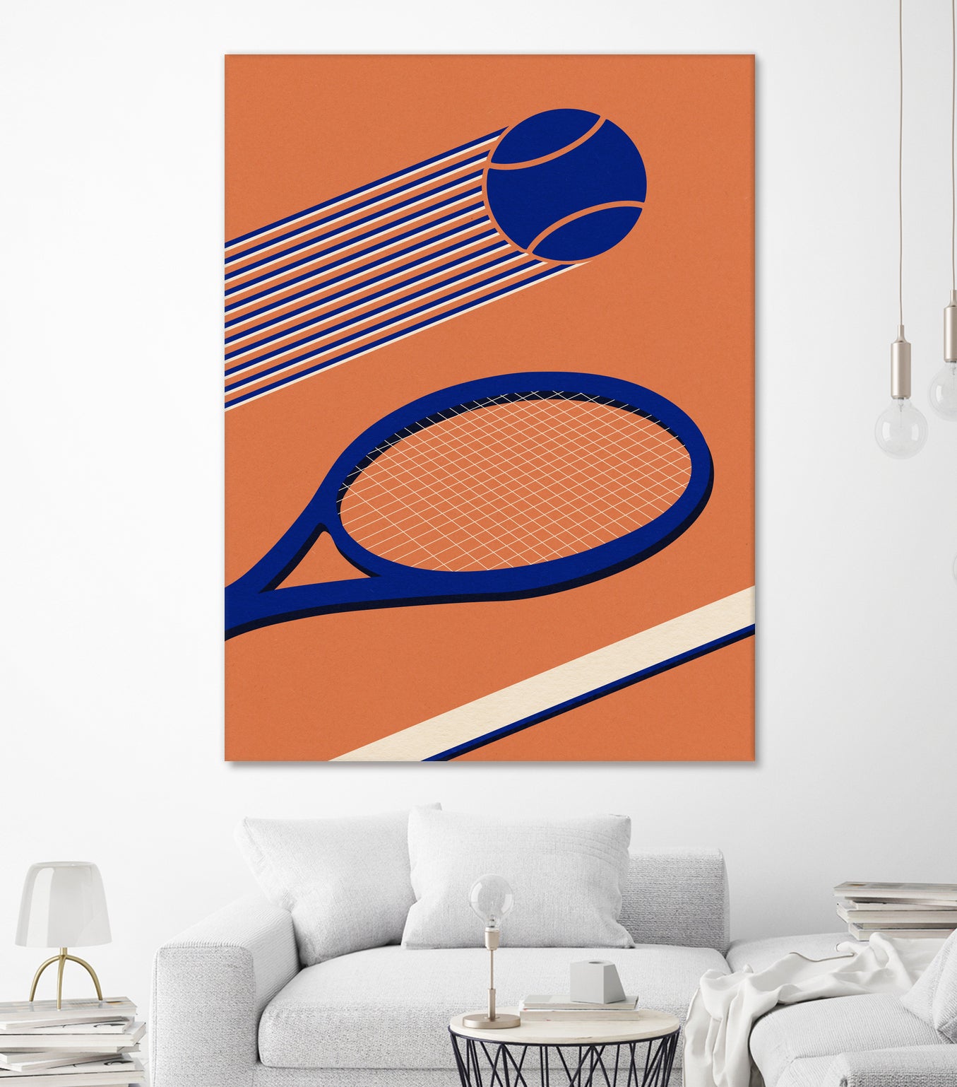 Tennis 80s by Rosi on GIANT ART - illustration tennis