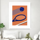Tennis 80s by Rosi on GIANT ART - illustration tennis