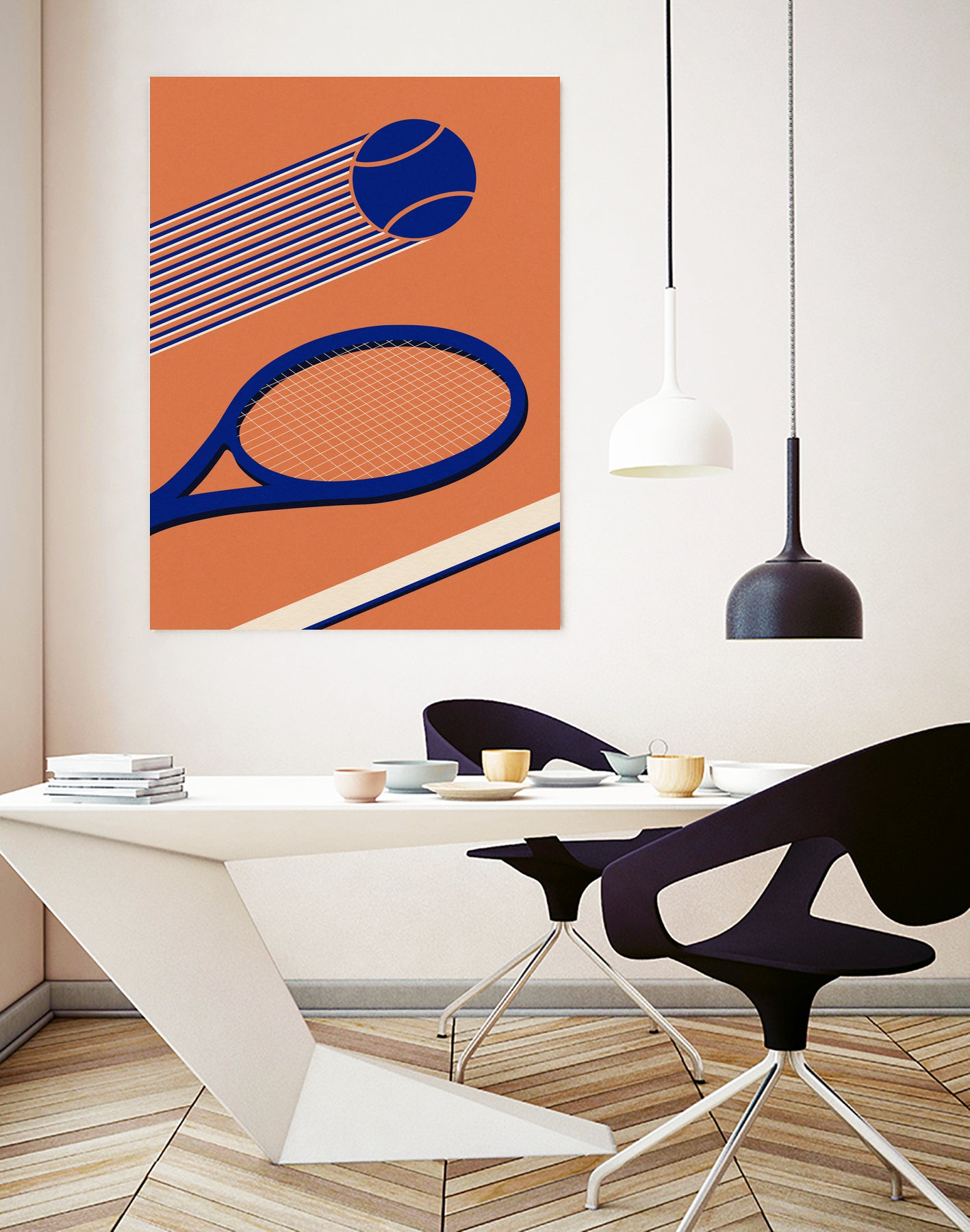 Tennis 80s by Rosi on GIANT ART - illustration tennis