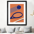 Tennis 80s by Rosi on GIANT ART - illustration tennis