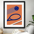 Tennis 80s by Rosi on GIANT ART - illustration tennis