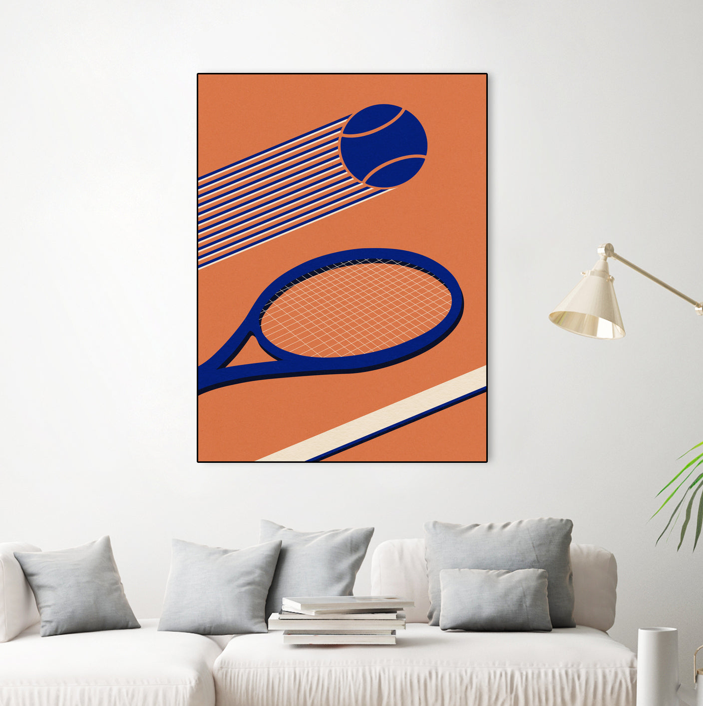 Tennis 80s by Rosi on GIANT ART - illustration tennis