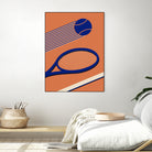 Tennis 80s by Rosi on GIANT ART - illustration tennis
