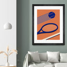 Tennis 80s by Rosi on GIANT ART - illustration tennis