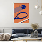 Tennis 80s by Rosi on GIANT ART - illustration tennis