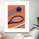 Tennis 80s by Rosi on GIANT ART - illustration tennis