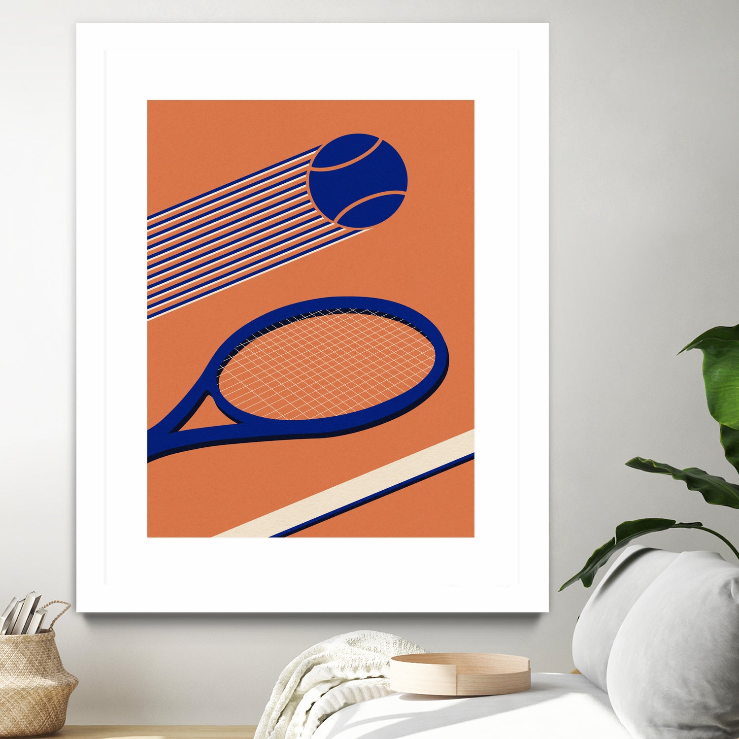 Tennis 80s by Rosi on GIANT ART - illustration tennis