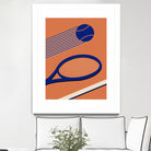 Tennis 80s by Rosi on GIANT ART - illustration tennis