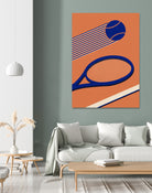 Tennis 80s by Rosi on GIANT ART - illustration tennis