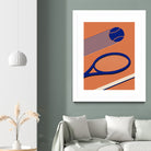Tennis 80s by Rosi on GIANT ART - illustration tennis