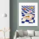 The Italian Menu by Rosi on GIANT ART - illustration pizza