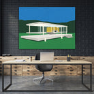 Ludwig Mies Van Der Rohe Farnsworth House by Rosi on GIANT ART - illustration rosi feist