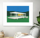 Ludwig Mies Van Der Rohe Farnsworth House by Rosi on GIANT ART - illustration rosi feist