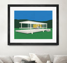 Ludwig Mies Van Der Rohe Farnsworth House by Rosi on GIANT ART - illustration rosi feist
