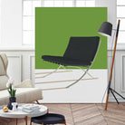 Barcelona Chair (Green Background) Mies Van Der Rohe by Rosi on GIANT ART
