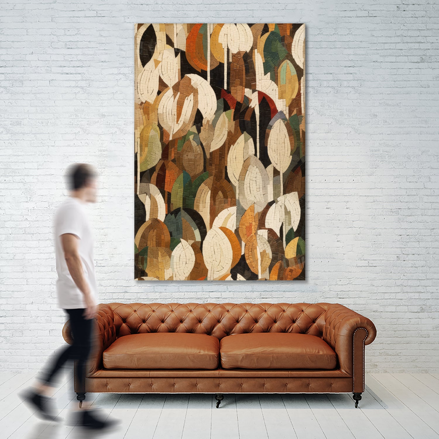 Mosaic Leafs by Treechild on GIANT ART - illustration mosaic