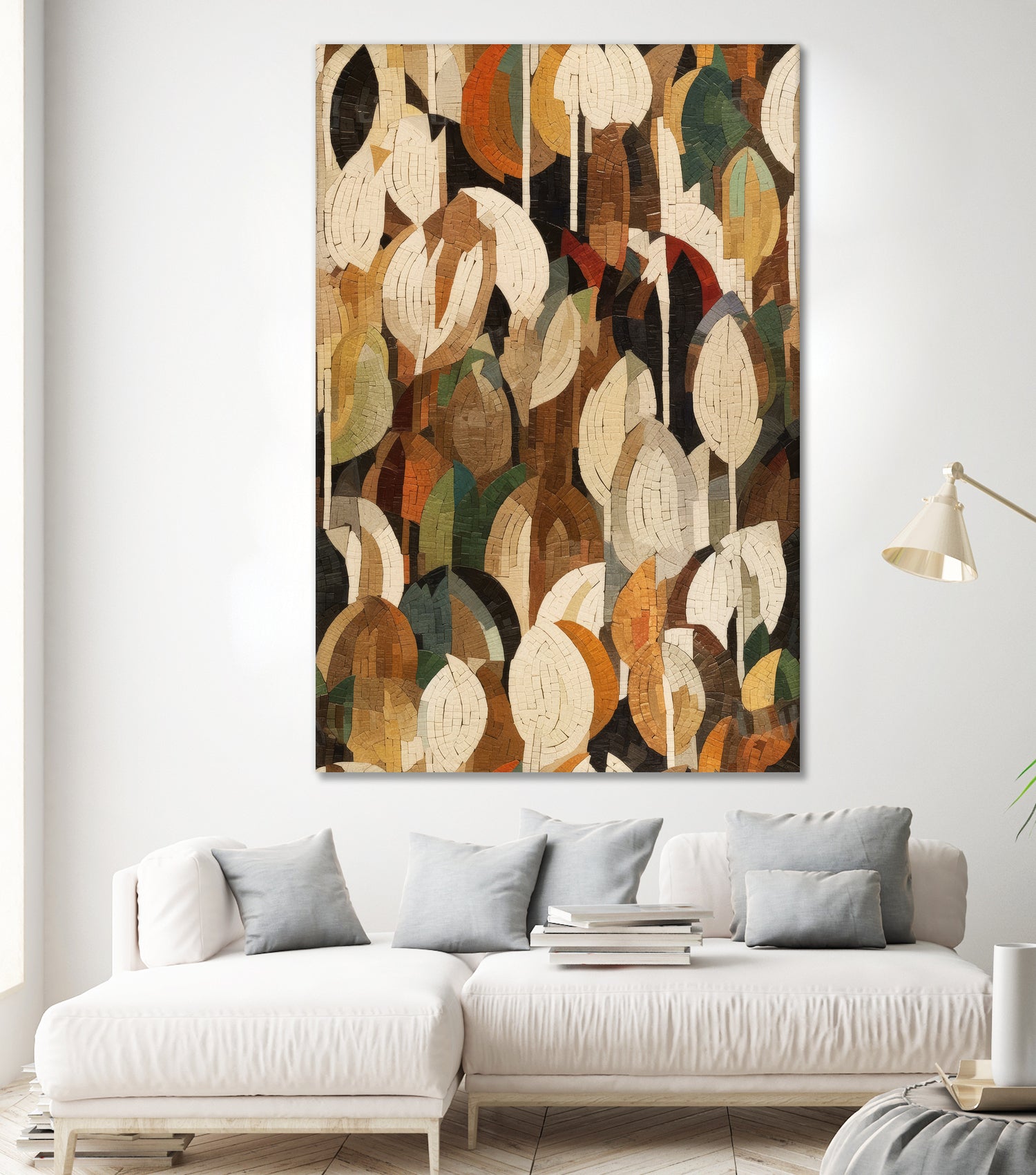 Mosaic Leafs by Treechild on GIANT ART - illustration mosaic