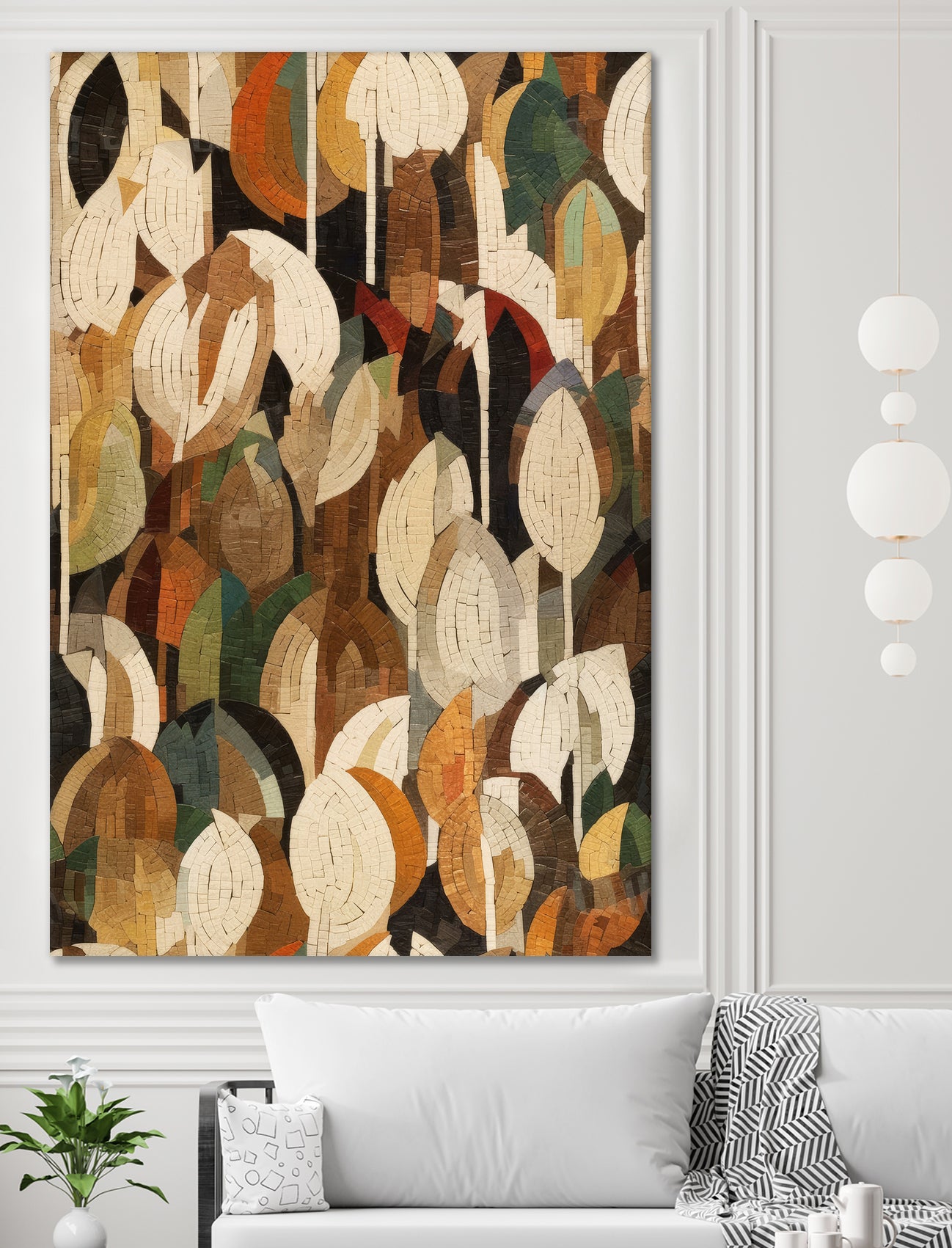 Mosaic Leafs by Treechild on GIANT ART - illustration mosaic