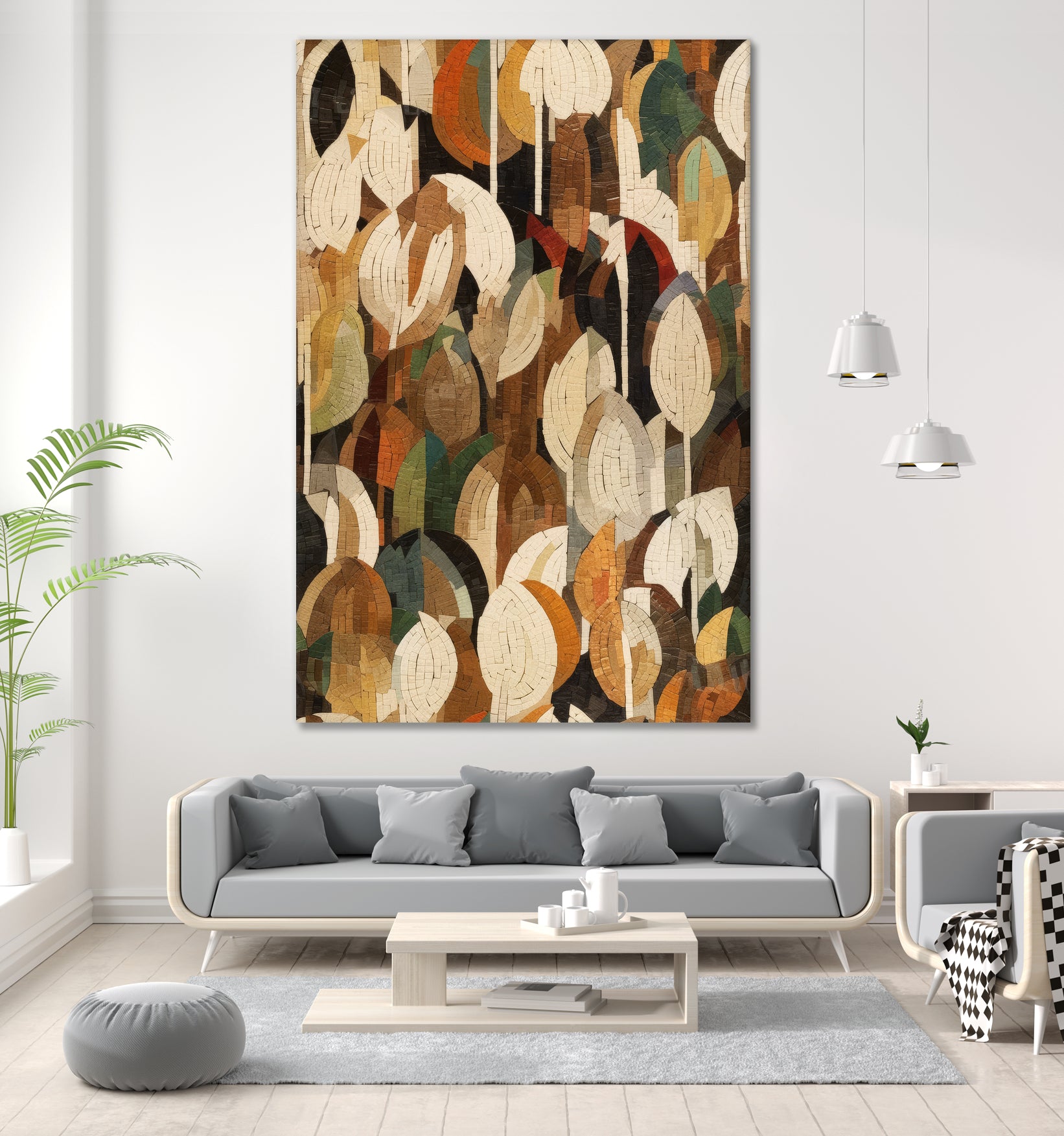 Mosaic Leafs by Treechild on GIANT ART - illustration mosaic