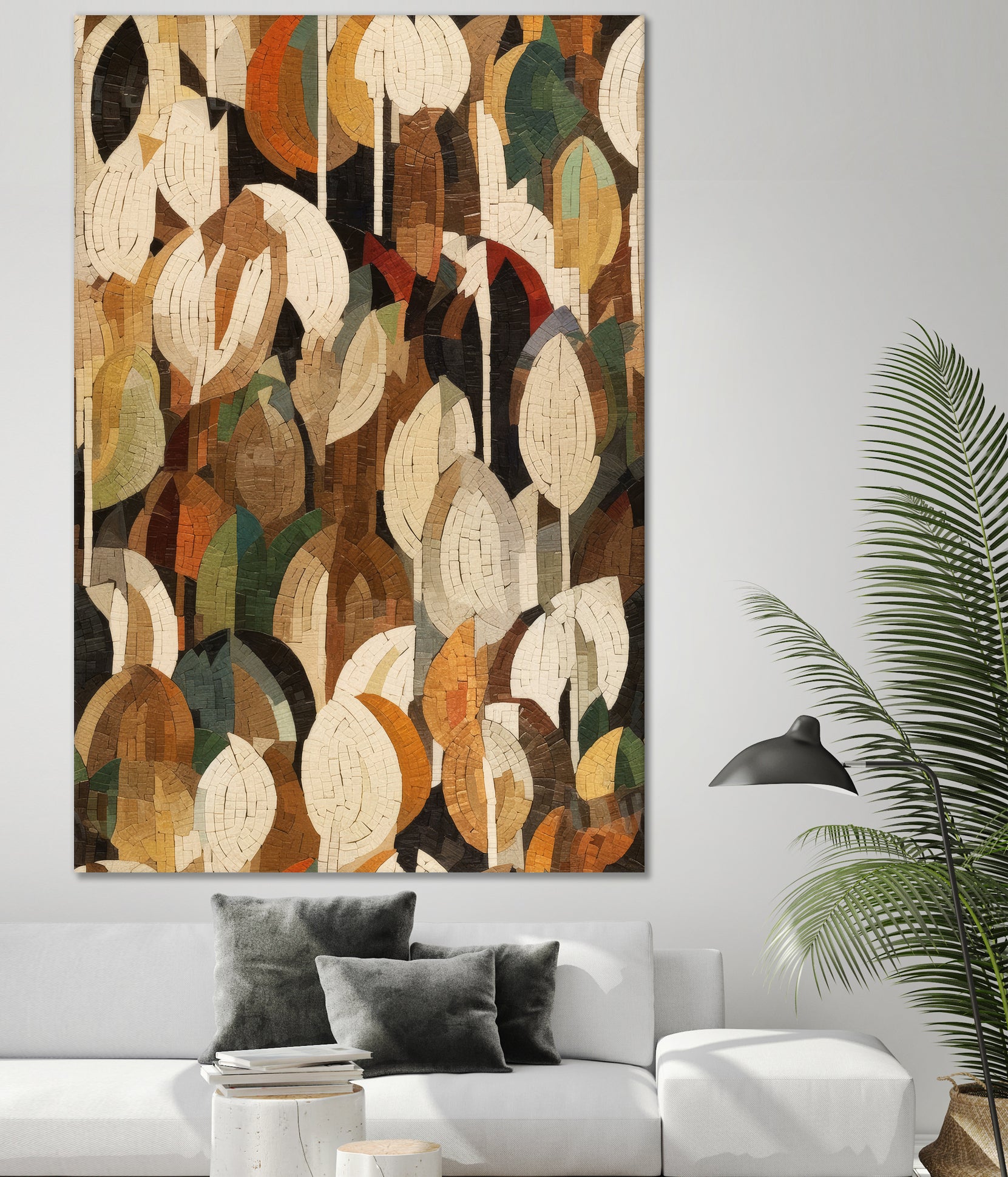 Mosaic Leafs by Treechild on GIANT ART - illustration mosaic