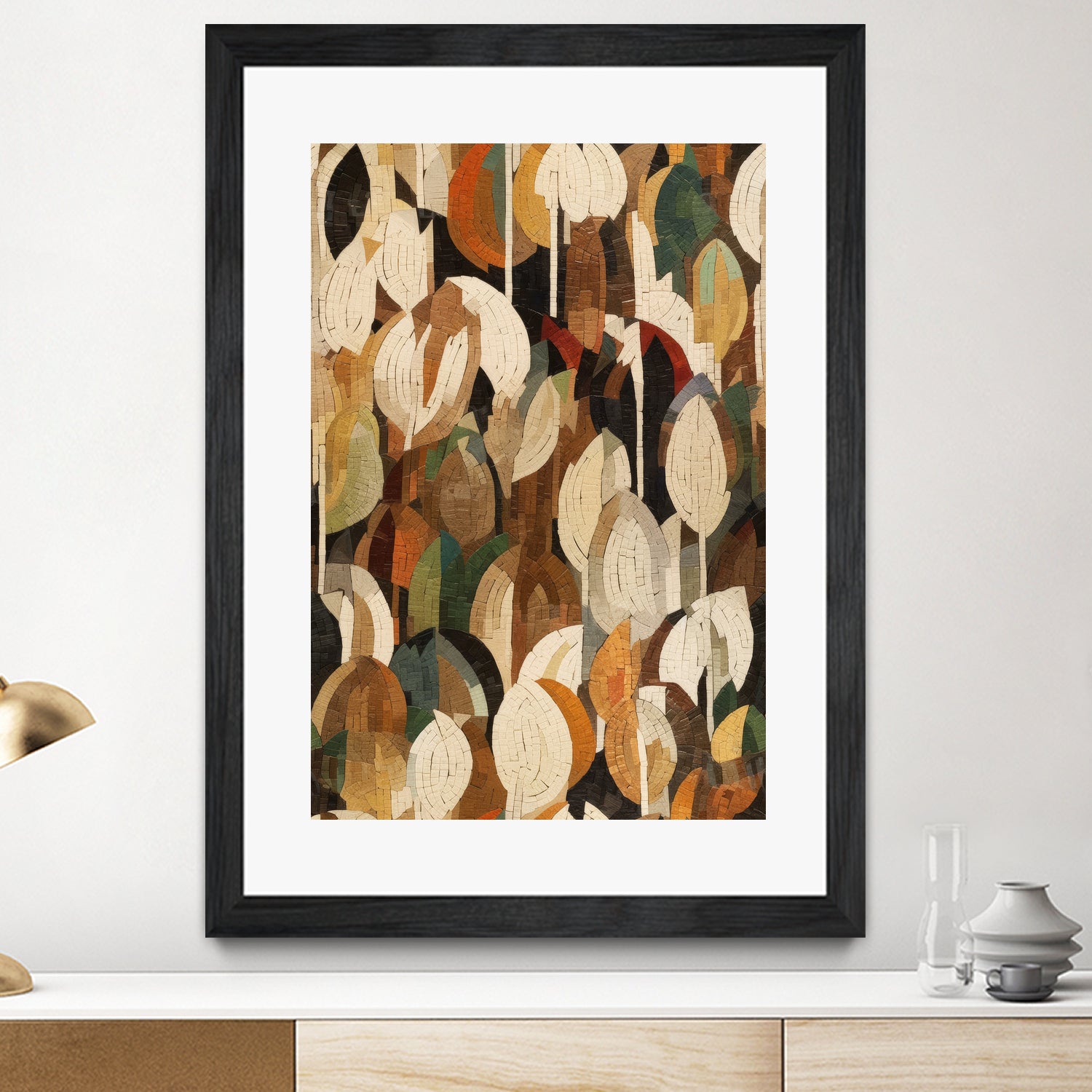 Mosaic Leafs by Treechild on GIANT ART - illustration mosaic