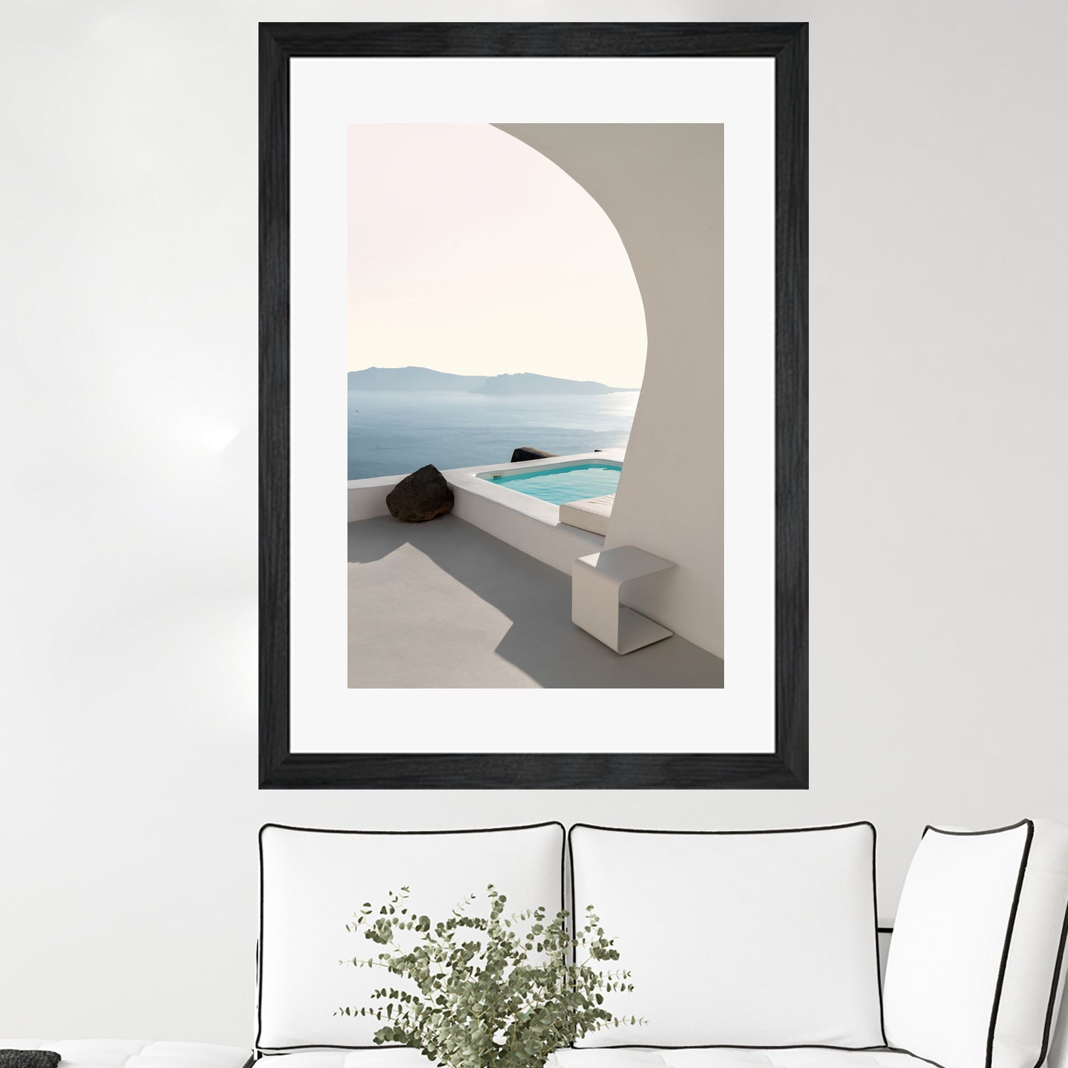 Aenaon Seaview Villa by Minorstep on GIANT ART - blue photgraphy harmony