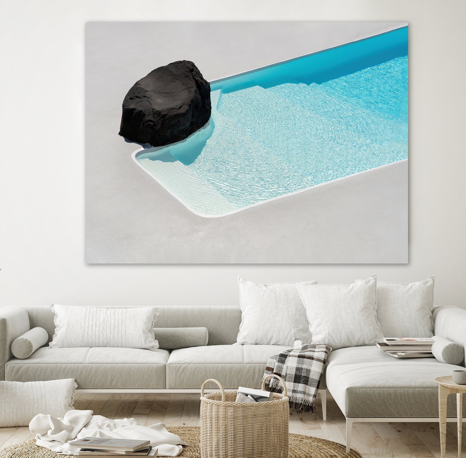 The Pool by Minorstep on GIANT ART - bleu photography greek