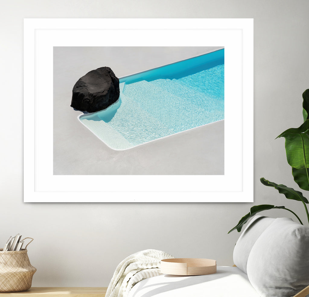 The Pool by Minorstep on GIANT ART - bleu photography greek