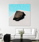 Rock By The Pool by Minorstep on GIANT ART - abstract rock