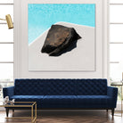 Rock By The Pool by Minorstep on GIANT ART - abstract rock