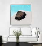 Rock By The Pool by Minorstep on GIANT ART - abstract rock