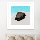 Rock By The Pool by Minorstep on GIANT ART - abstract rock