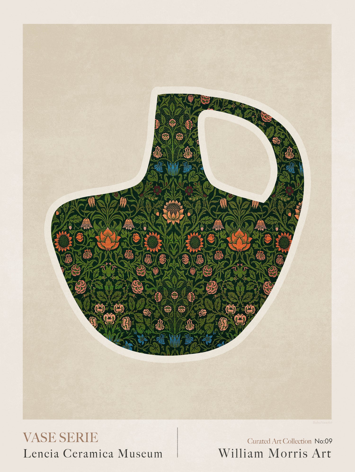 Wm Greek 09ratio 4x5 Print By Bohonewart by Emel Tunaboylu on GIANT ART - william morris flowers and plants william morris