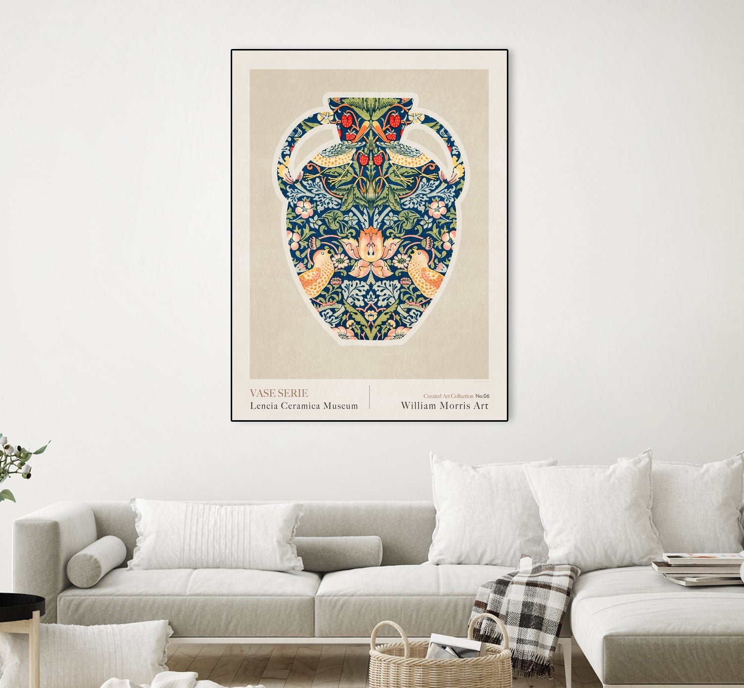Wm Greek 06ratio 4x5 Print By Bohonewart by Emel Tunaboylu on GIANT ART - pattern flowers and plants pattern
