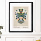 Wm Greek 06ratio 4x5 Print By Bohonewart by Emel Tunaboylu on GIANT ART - pattern flowers and plants pattern