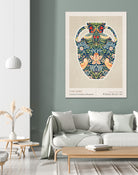 Wm Greek 06ratio 4x5 Print By Bohonewart by Emel Tunaboylu on GIANT ART - pattern flowers and plants pattern