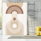 Beige Mid Century Poster by Elena Ristova on GIANT ART - abstract abstract